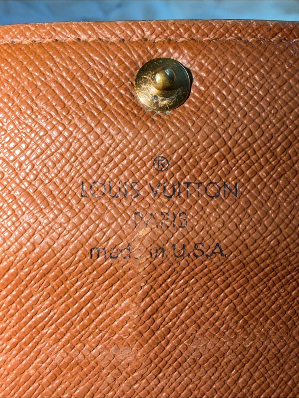 Louis Vuitton Canvas Monogram Sarah Long Card Coin Snap Wallet * Read* Authentic - Picture 10 of 10